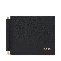 Portfel BOSS. Czarne portfele Boss, bez wzorów. Za 599.99 zł.