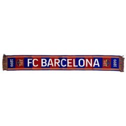 Szalik Barcelona oficjalny licencjonowany. Czerwone szaliki FC Barcelona, bez wzorów. Za 99.00 zł.