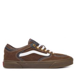 Tenisówki Vans. Brązowe trampki Vans, m, bez wzorów, bez zapięcia. Za 399.99 zł.