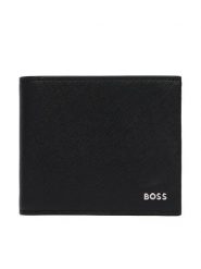 BOSS Portfel 50568387 Czarny. Czarne portfele Boss, bez wzorów, ze skóry. Za 449.99 zł.