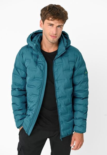 Pikowana kurtka J-SINTOR. Kurtki Volcano, m, bez wzorów, z materiału, z kapturem. Za 339.99 zł.