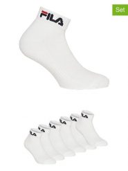 Fila Skarpety (6 par) w kolorze białym rozmiar: 43-46. Białe skarpety Fila, bez wzorów. Za 39.99 zł.