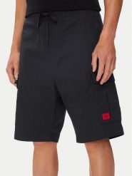 Hugo Szorty materiałowe Garlio242 50510594 Czarny Regular Fit. Czarne szorty Hugo, m, bez wzorów, z bawełny. Za 399.99 zł.