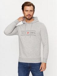 Jack&Jones Bluza 12235460 Szary Regular Fit. Szare bluzy Jack&Jones, l, bez wzorów, z syntetyku, bez kaptura. Za 99.99 zł.