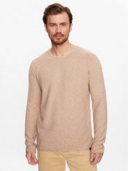INDICODE Bluza Kristian 35-128 Beżowy Regular Fit. Brązowe bluzy INDICODE, m, bez wzorów, z bawełny, bez kaptura. Za 89.99 zł.