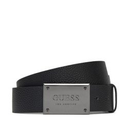 Pasek Męski Guess. Czarne paski Guess, z aplikacjami. Za 239.99 zł.