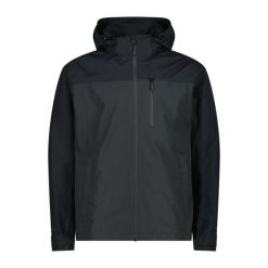 Kurtka przeciwdeszczowa męska CMP Muse Jacket Fix Hood. Szare kurtki CMP, l, bez wzorów, z materiału, z kapturem. Za 362.99 zł.