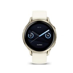 Second Life - Zegarek smartwatch Garmin Venu 4 Lunar Gold- Stan Bardzo Dobry. Białe zegarki GARMIN, ze stali. Za 1,600.00 zł.