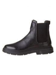 Clarks Skórzane sztyblety "Badbury" w kolorze czarnym rozmiar: 46. Czarne sztyblety Clarks, bez wzorów, bez obcasa, bez zapięcia. Za 319.95 zł.