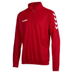 Bluza sportowa Hummel Core 1/2 Zip Sweat. Czerwone bluzy bez kaptura Hummel, xl, bez wzorów, bez kaptura. Za 96.00 zł.