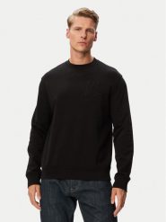 KARL LAGERFELD Bluza 705022 563900 Czarny Regular Fit. Czarne bluzy KARL LAGERFELD, m, bez wzorów, z bawełny, bez kaptura. Za 569.99 zł.