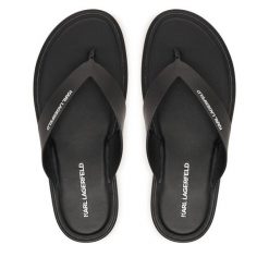 Japonki KARL LAGERFELD. Czarne japonki KARL LAGERFELD, bez wzorów. Za 589.99 zł.