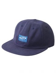 Czapka z daszkiem męska Quiksilver Bassackwards. Niebieskie czapki z daszkiem Quiksilver, na wiosnę, bez wzorów, z bawełny. Za 53.49 zł.