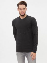 Calvin Klein Jeans Sweter J30J324328 Czarny Regular Fit. Czarne swetry rozpinane Calvin Klein Jeans, l, bez wzorów, z bawełny, bez kołnierzyka, bez ramiączek. Za 249.99 zł.