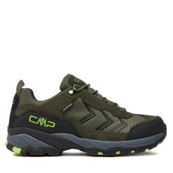 Trekkingi CMP. Zielone buty trekkingowe CMP, bez wzorów, bez zapięcia. Za 279.99 zł.