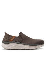 Skechers Półbuty D'Lux Walker Orford 232455 Brązowy. Brązowe eleganckie półbuty Skechers, bez wzorów, z materiału, bez obcasa, bez zapięcia. Za 449.99 zł.