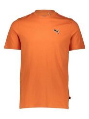 Puma Koszulka "Better Essentials" w kolorze pomarańczowym rozmiar: M. Pomarańczowe bezrękawniki Puma, m, bez wzorów, z bawełny, bez kołnierzyka, bez ramiączek. Za 79.59 zł.