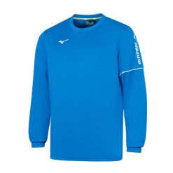 Bluza z okrągłym dekoltem Mizuno Team Sendai. Niebieskie bluzy Mizuno, l, bez wzorów, bez kaptura. Za 164.00 zł.