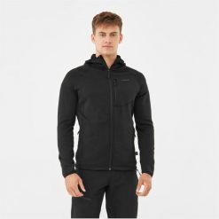 Bluza trekkingowa techniczna męska Viking Jukon Hoodie z kapturem na zamek. Czarne bluzy z kapturem Viking, m, bez wzorów, z kapturem. Za 272.51 zł.