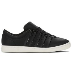 Sneakersy męskie K-swiss CLASSIC 66 NXT na co dzień czarne (04593-065-M). Czarne buty sportowe casual K-SWISS, bez wzorów, bez zapięcia. Za 239.00 zł.