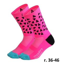 Skarpetki rowerowe unisex madani Ocelot. Czarne skarpety MADANI, bez wzorów. Za 9.99 zł.