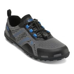 Buty berefoot męskie Xero Shes Aqua X Sport. Szare buty trekkingowe XERO SHOES, bez wzorów, bez zapięcia. Za 309.99 zł.