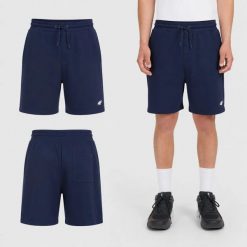 SPODENKI MĘSKIE 4F DRESOWE KRÓTKIE SZORTY KRÓTKIE KOLOR NIEBIESKI. Niebieskie krótkie spodenki sportowe 4F, l, bez wzorów, z bawełny. Za 89.99 zł.