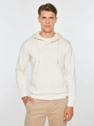 Bluza męska z kapturem perłowa bazyler 103. Białe bluzy z kapturem BIG STAR, l, bez wzorów, z bawełny, z kapturem. Za 249.99 zł.