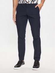 Boss Spodnie materiałowe Kaito1_T 50487754 Granatowy Slim Fit. Niebieskie spodnie materiałowe Boss, m, bez wzorów, z materiału. Za 749.99 zł.