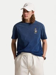 Polo Ralph Lauren T-Shirt 710B18560001 Granatowy Classic Fit. Niebieskie koszulki polo Polo Ralph Lauren, m, bez wzorów, z bawełny, bez kołnierzyka, bez ramiączek. Za 769.99 zł.