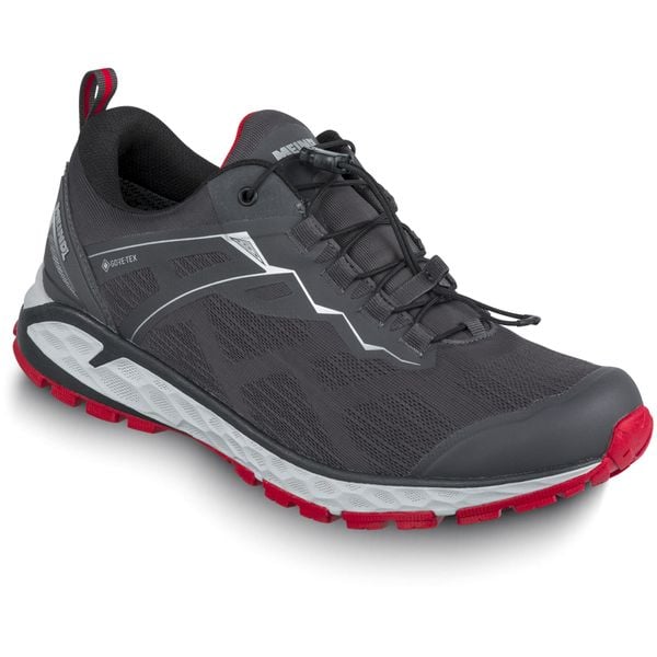 Buty sportowe męskie Meindl Power Walker 3.0. Szare buty turystyczne MEINDL, bez wzorów, bez zapięcia, wspinaczkowe. Za 969.00 zł.