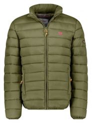 Geographical Norway Kurtka pikowana w kolorze khaki rozmiar: S. Brązowe kurtki Geographical Norway, s, bez wzorów, bez kaptura. Za 110.95 zł.