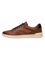 Bugatti Sneakersy "Catch" w kolorze jasnobrązowym rozmiar: 41. Brązowe buty sportowe casual Bugatti, bez wzorów, bez zapięcia. Za 239.95 zł.