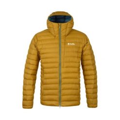 Kurtka z kapturem Rafiki Project. Żółte kurtki RAFIKI, bez wzorów, z puchu, z kapturem. W wyprzedaży za 1,039.10 zł.