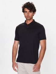 Calvin Klein Polo K10K111201 Czarny Regular Fit. Czarne koszulki polo CALVIN KLEIN, m, bez wzorów, z bawełny, bez kołnierzyka, bez ramiączek. Za 209.99 zł.