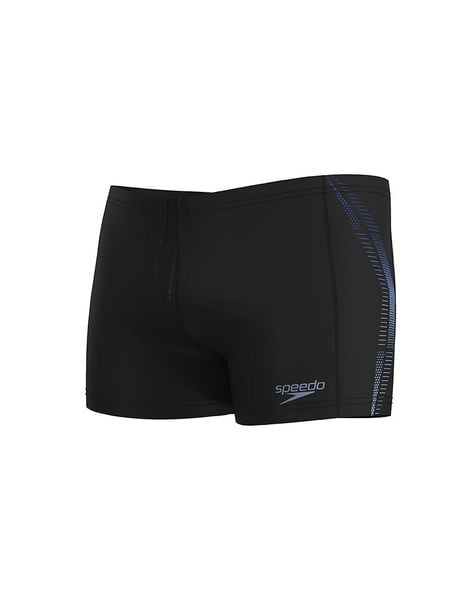 Speedo Kąpielówki "Placement" w kolorze czarno-niebieskim rozmiar: 4. Czarne kąpielówki Speedo, bez wzorów, z materiału. Za 91.77 zł.