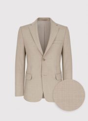 PAKO LORENTE - Beżowa marynarka garniturowa wełna. Brązowe garnitury Pako Lorente, m, bez wzorów, z wełny. Za 1,699.99 zł.