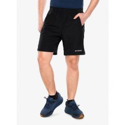 Spodenki turystyczne męskie Columbia Three Pitch Short. Czarne szorty Columbia, m, bez wzorów, sportowe. Za 172.99 zł.
