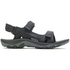 Sandały męskie Merrell Huntington Sport Convert. Czarne sandały Merrell, z syntetyku, bez zapięcia. Za 379.99 zł.