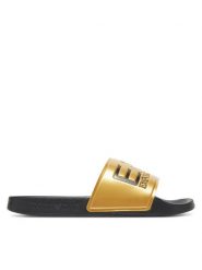 EA7 Emporio Armani Klapki 7X000108 AF15118 MZ097 Złoty. Żółte klapki EA7 Emporio Armani, z tworzywa sztucznego. Za 239.99 zł.