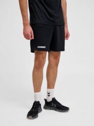 Szorty Hummel Multi PL. Czarne krótkie spodenki sportowe Hummel, s, bez wzorów, z materiału. Za 138.50 zł.