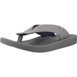 Sandały HEY DUDE MILO Szary. Szare sandały PRO BRANDS, z tkaniny, bez zapięcia. Za 120.99 zł.