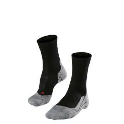 Skarpetki Falke RU4. Czarne skarpety Falke, bez wzorów, z materiału. Za 125.00 zł.