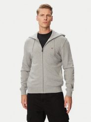 Napapijri Bluza Balis Fzh NP0A4HHV Szary Regular Fit. Szare bluzy Napapijri, l, bez wzorów, z bawełny, bez kaptura. Za 422.99 zł.