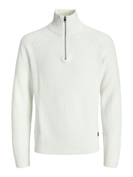 Jack & Jones Sweter w kolorze kremowym rozmiar: XL. Brązowe swetry nierozpinane Jack & Jones, xl, bez wzorów, z bawełny, bez kołnierzyka, bez ramiączek. Za 98.95 zł.