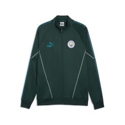 Męska kurtka Manchester City KING Anthem PUMA. Niebieskie kurtki Puma, m, bez wzorów, z materiału, bez kaptura. Za 199.00 zł.