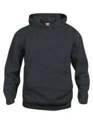 Clique Basic Hoody Junior – bluza z kapturem czarna, miękka i odporna na piling. Czarne bluzy z kapturem CLIQUE, bez wzorów, z bawełny, z kapturem. Za 145.21 zł.
