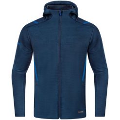 Bluza dresowa z kapturem Jako Challenge. Niebieskie bluzy z kapturem JAKO, s, bez wzorów, z dresówki, z kapturem. Za 220.85 zł.
