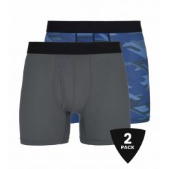 Męskie bokserki techniczne 2 pack Kilpi 2P NETT-U. Niebieskie bokserki Kilpi, m, bez wzorów. Za 179.35 zł.