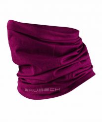 Komin trekkingowy z wełną merino unisex Brubeck. Niebieskie szaliki Brubeck, bez wzorów, z dzianiny. Za 72.99 zł.